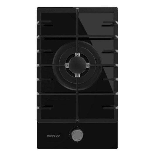 Plaque de cuisson gaz Cecotec Bolero Squad G 1200F brûleur WOK 3,5 kW cristal noir