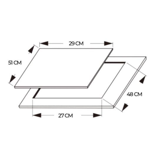 Plaque de cuisson gaz Cecotec Bolero Squad G 1200F brûleur WOK 3,5 kW cristal noir