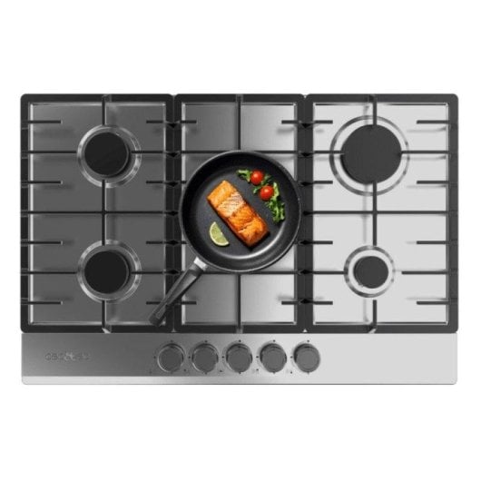 Cecotec Bolero Squad G 5200F Placa De Gas 5 Fuegos 11Kw Inox