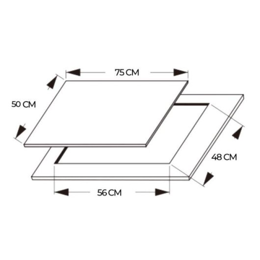 Cecotec Bolero Squad G 5200F Placa De Gas 5 Fuegos 11Kw Inox