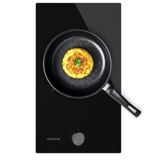 Plaque de cuisson Cecotec Bolero Squad G 1200S 1 Feu Wok 3,5 kW Verre Noir
