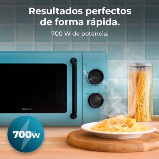 Cecotec Proclean 3010 Microondas Mecánico de 20 L y 700 W Azul