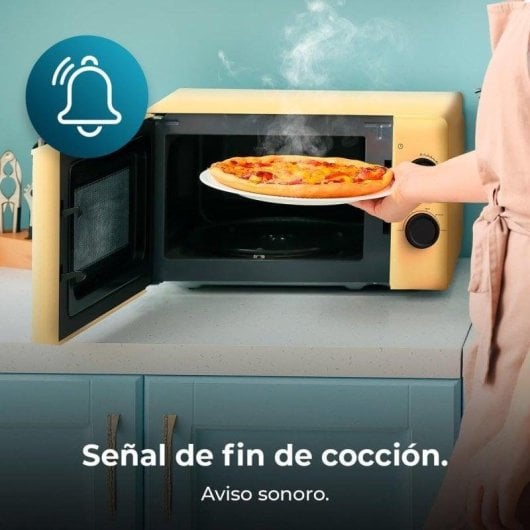 Micro-ondes Cecotec ProClean 3010 Blue 20L 700W 6 niveaux Design coloré