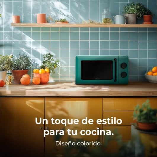 Cecotec Proclean 3010 Microondas Mecánico de 20 L y 700 W Verde