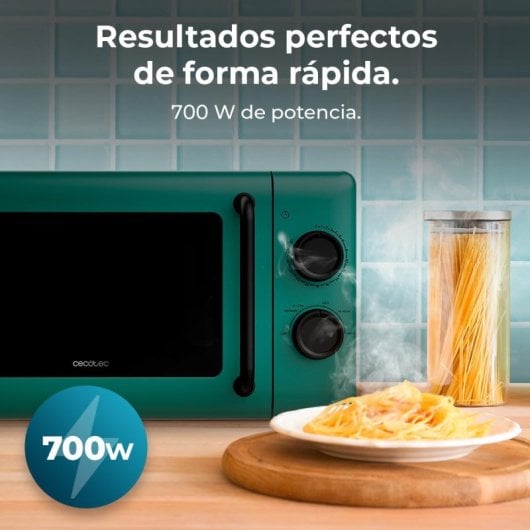 Cecotec Proclean 3010 Microondas Mecánico de 20 L y 700 W Verde