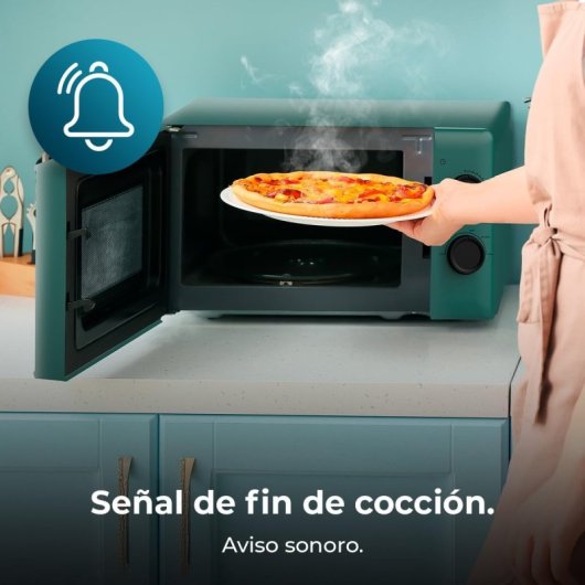 Cecotec Proclean 3010 Microondas Mecánico de 20 L y 700 W Verde