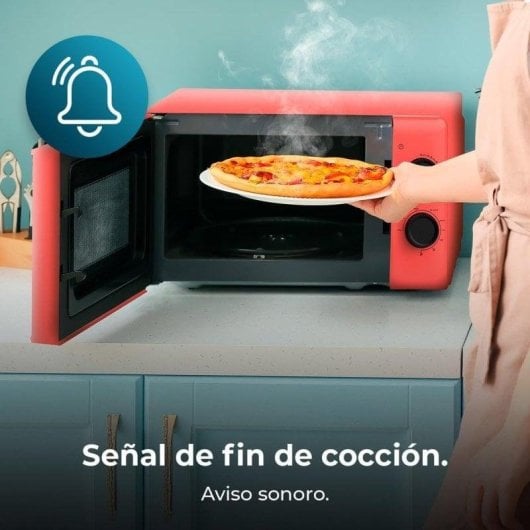 Micro-ondes Cecotec Proclean 3110 Red 20L 700W Grill 800W Décongélation