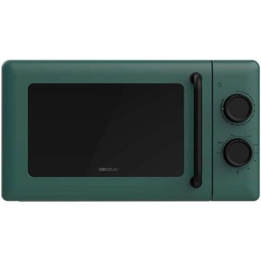 Microondas Cecotec Proclean 3110 Green 20 Litros 700W con Grill 800W diseño compacto