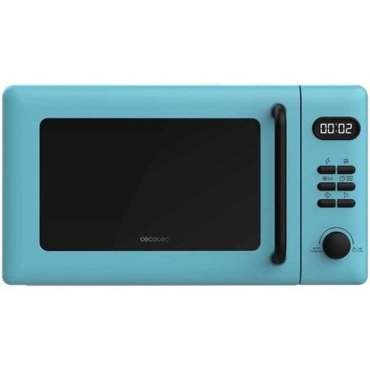 Microonde Cecotec ProClean 5110 Blue 20L 700W con Grill 800W Programmi Digitali
