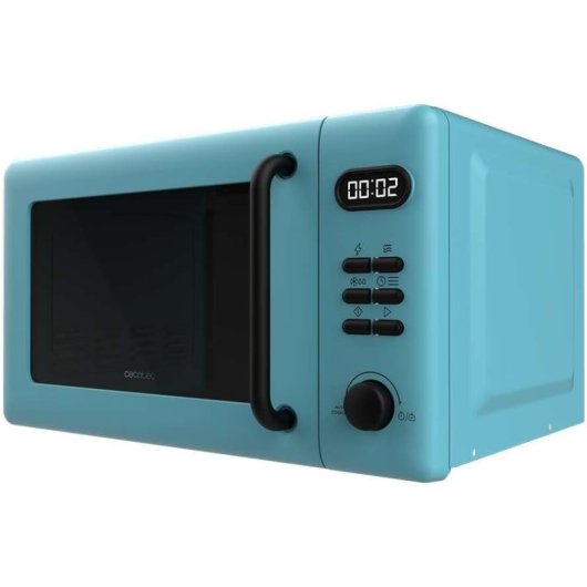 Cecotec Proclean 5110 Microondas Digital con Grill de 20 L y 700 W Azul
