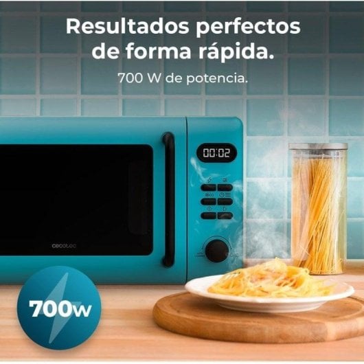 Microonde Cecotec ProClean 5110 Blue 20L 700W con Grill 800W Programmi Digitali