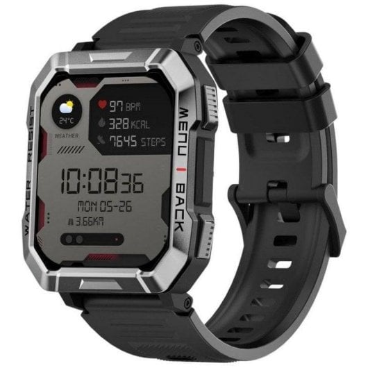 Blackview W60 Bluetooth 55mm LCD Preto IP68 Monitor de Freq. Cardíaca SpO2 Sono