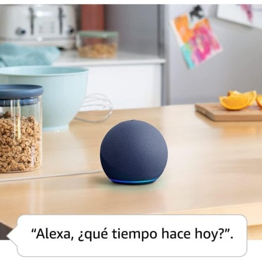Enceinte intelligente Amazon Echo Dot de cinquième génération. Bleu foncé