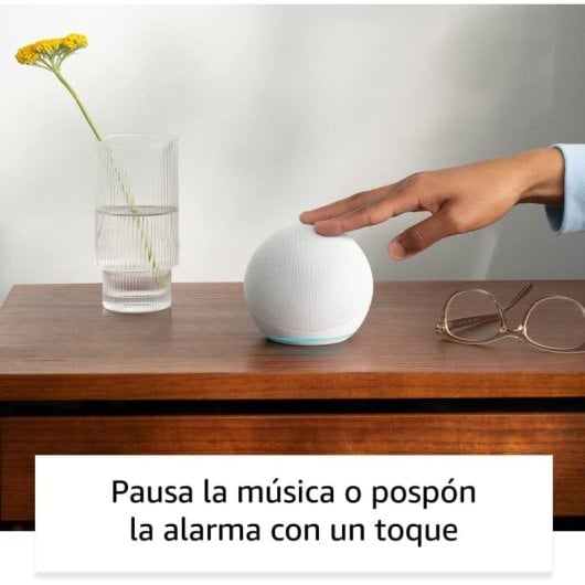 Enceinte intelligente Amazon Echo Dot de cinquième génération. Bleu foncé