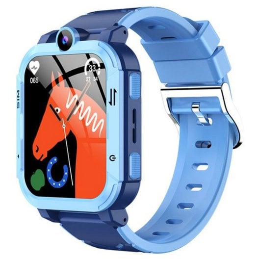 Montre connectée Blackview Z20 pour enfants avec bouton d'appel SOS et appel vidéo 4G Bleu