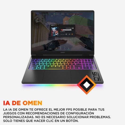 HP OMEN MAX Gaming Laptop 16-ak0001ns AMD Ryzen AI 9 HX 375/32GB/1TB SSD/RTX 5070 Ti/16"