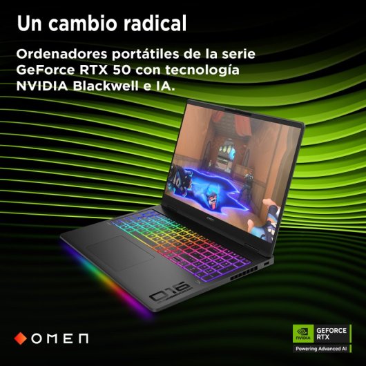 HP OMEN MAX Gaming Laptop 16-ak0001ns AMD Ryzen AI 9 HX 375/32GB/1TB SSD/RTX 5070 Ti/16"
