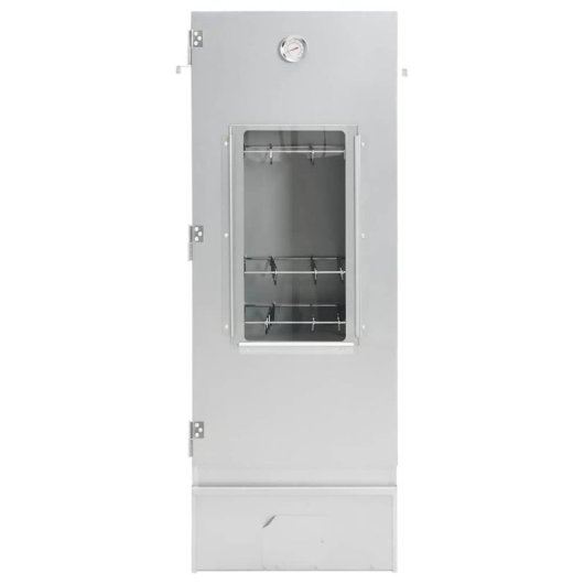 Vidaxl Forno Defumador Aparas de Madeira Aço Inoxidável Galvanizado 
