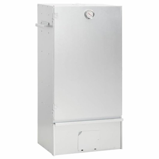 Vidaxl Forno Defumador Aparas de Madeira Aço Galvanizado Inox