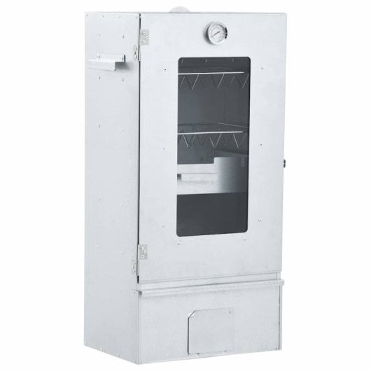 Vidaxl Horno Ahumador Barbacoa Virutas De Madera Inox