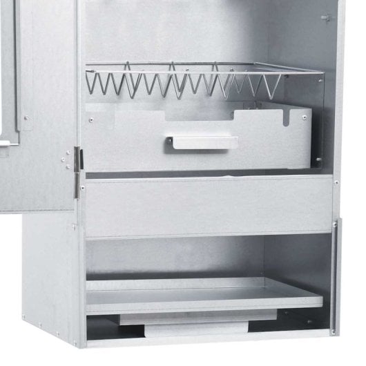 Vidaxl Horno Ahumador Barbacoa Virutas De Madera Inox