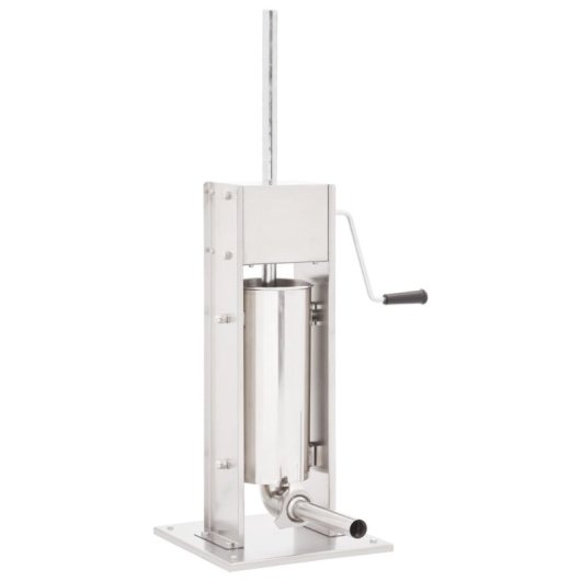 Vidaxl Máquina de Enchidos Manual De Aço Inoxidável 5 L Prateada
