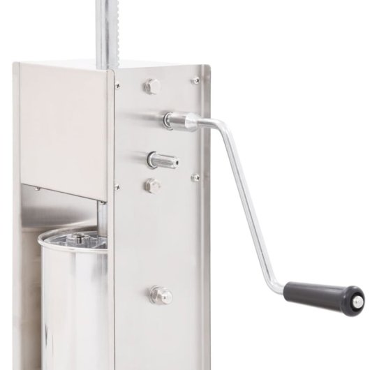 Vidaxl Máquina de Enchidos Manual De Aço Inoxidável 5 L Prateada