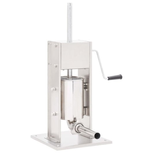 Vidaxl Máquina de Enchidos Manual De Aço Inoxidável 3 L Prateada