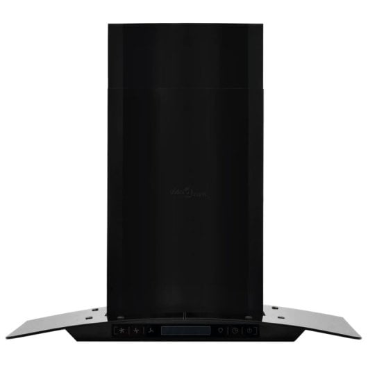Vidaxl Cappa aspirante a parete 60 cm Acciaio inossidabile 756 m³/h Nero