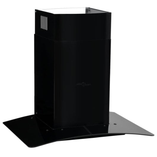Vidaxl Cappa aspirante a parete 60 cm Acciaio inossidabile 756 m³/h Nero