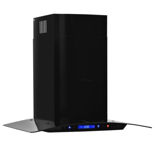 Vidaxl Cappa aspirante a parete 60 cm Acciaio inossidabile 756 m³/h Nero
