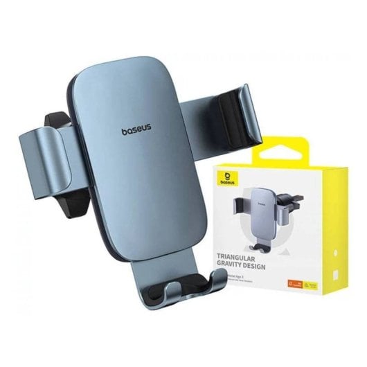Suporte Para Carro Baseus Metal Age 3 Gravity Cinzento