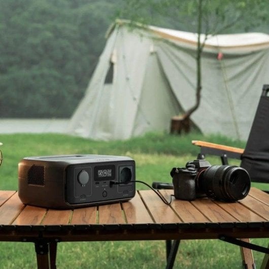 Station d’énergie EcoFlow River 3 245Wh 1 port AC 2 ports USB-A 1 port USB-C Batterie LiFePO4 Écran LCD Charge rapide IP54 UPS