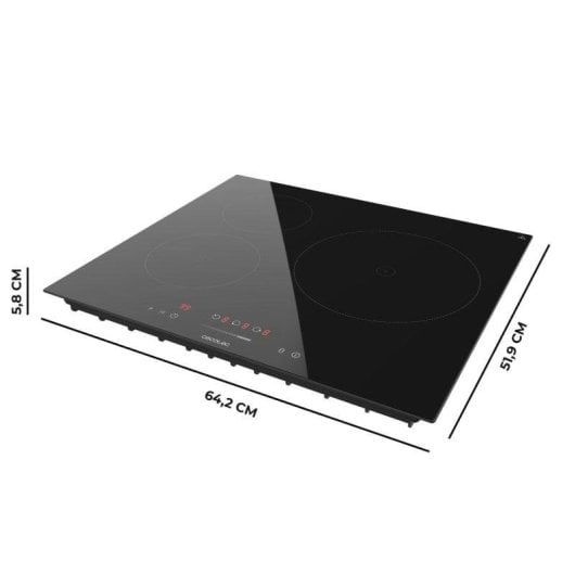 Placa de Inducción Cecotec Bolero Squad I 3001 3 Zonas 6600W Touch Slider Booster