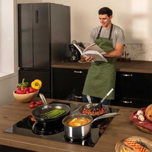 Placa de Inducción Cecotec Bolero Squad I 3001 3 Zonas 6600W Touch Slider Booster