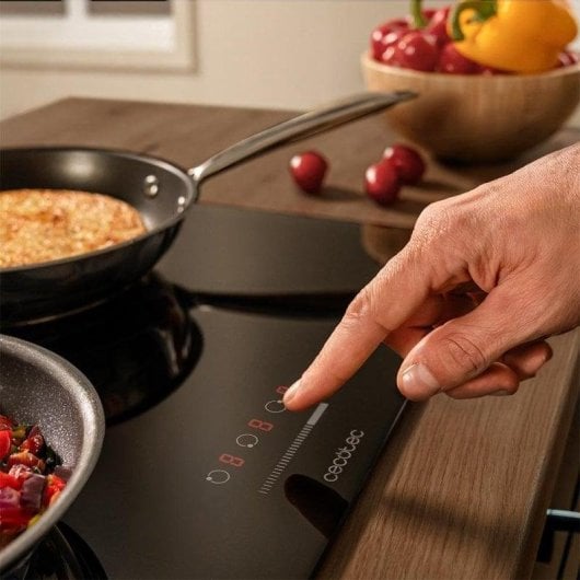 Placa de Inducción Cecotec Bolero Squad I 3001 3 Zonas 6600W Touch Slider Booster