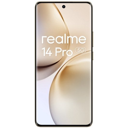 Realme 14 Pro 8GB/256GB Smartphone 6.77" 120Hz 45W Android 15 Bianco + Caricabatterie 67W