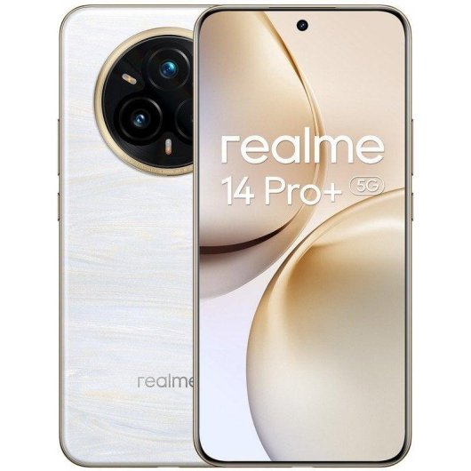 Realme 14 Pro Plus 5G 8GB 6.83" 256GB Blanco con triple cámara