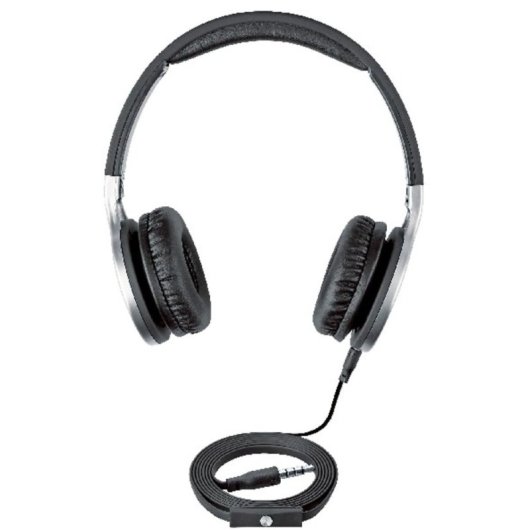 ISY Ihp-1600 Auriculares con Cable con Control de Volumen Negros