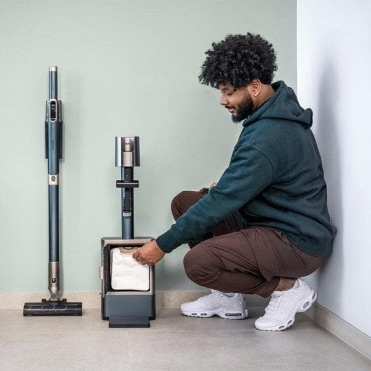 Akku Staubsauger Cecotec Scoba 2100 Station 210W 40 Minuten Allergiker Tierhaare Zubehör