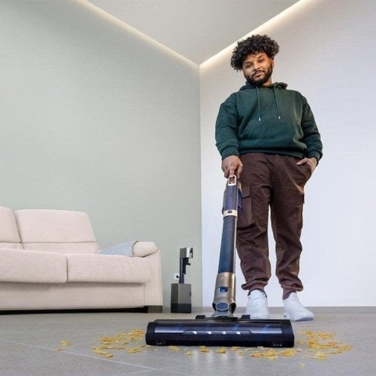 Akku Staubsauger Cecotec Scoba 2100 Station 210W 40 Minuten Allergiker Tierhaare Zubehör