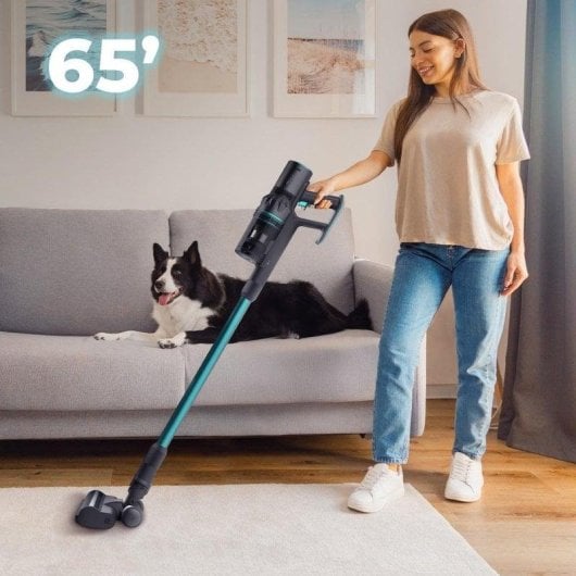 Aspiradora sem fio Cecotec Conga Rockstar 2500 Thunder Powerhead 400W 120AW Autonomia 65min Tubo Flexível