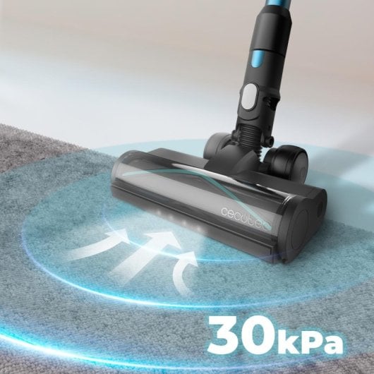 Cecotec Conga Rockstar 3500 Storm Pet Flex Aspirador Vertical/Mão Sem Fio 500W 30kPa Preto/Azul