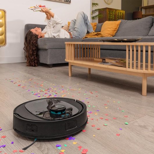 Cecotec Conga 7690 Immortal Max Home Robot Aspirador y Friegasuelos con Base de Autovaciado
