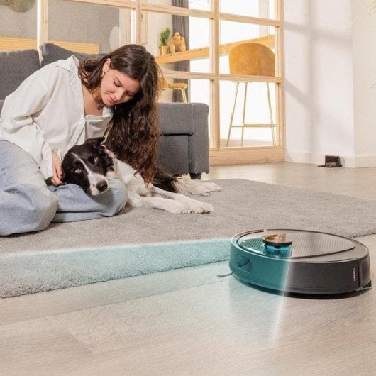 Aspirador Robô com Mopa Cecotec Conga 7690 Immortal Max Navegação LiDAR 5.000 Pa Controlo por Voz