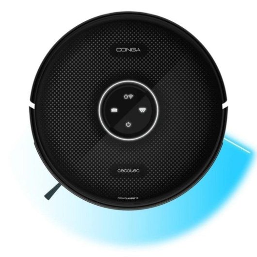Aspirador Robô com Mopa Cecotec Conga 14090 Twice Roller Home&Fill Com Esvaziamento Automatico Navegação Laser 8.000 Pa Controlo por Voz