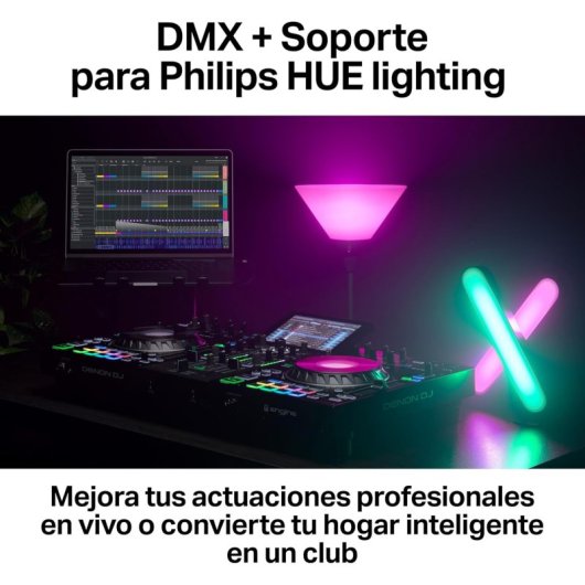 Denon DJ SoundSwitch Micro-DMX Interfaz de Iluminación para DJ y Eventos
