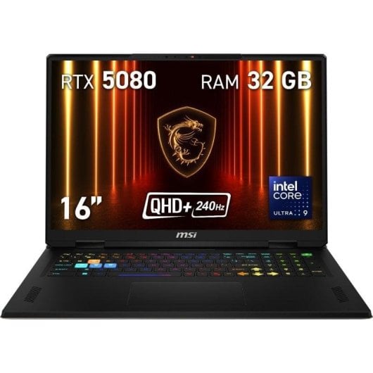 Notebook MSI Vector 16 HX AI A2XWIG-099ES 16" Intel Core Ultra 9 275HX 32GB 1TB SSD RTX 5080 Windows 11