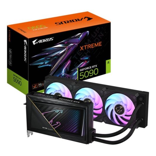 Gigabyte GeForce RTX 5090 AORUS XTREME WATERFORCE 32GB GDDR7 Reflex 2 RTX AI DLSS4