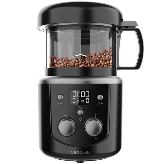 Cecotec Roaster Booster Tostadora de Café en Grano Eléctrica 1400W Negra